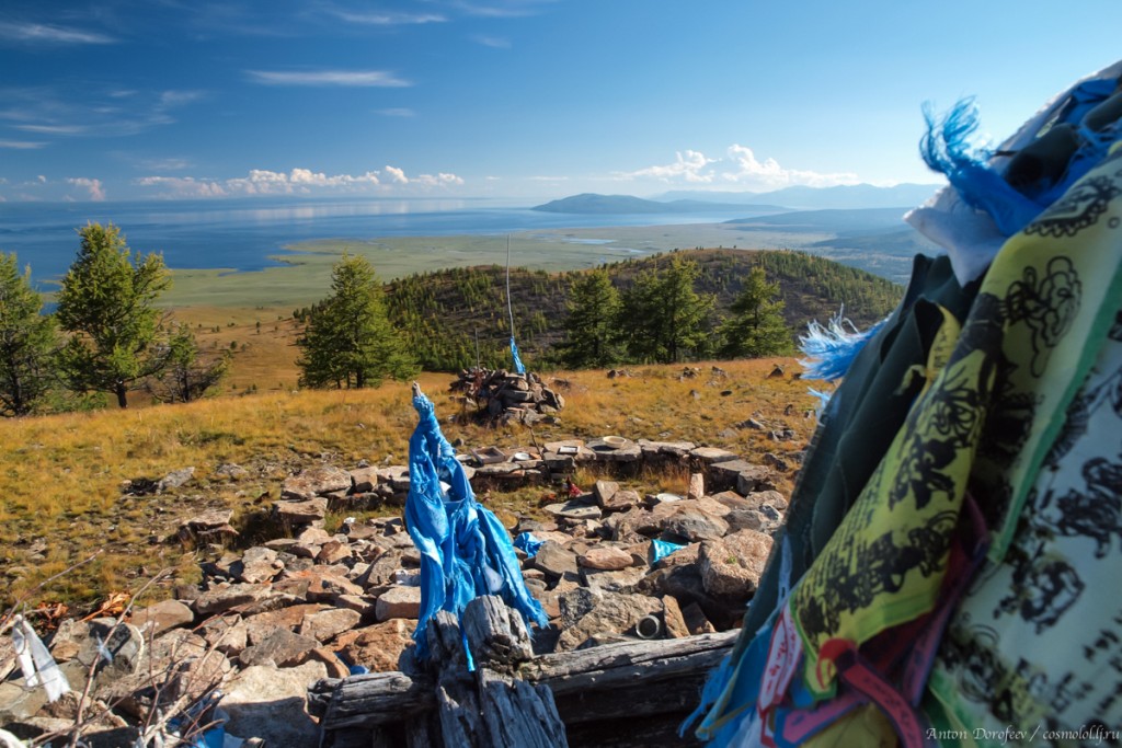 Вид от Обо (места поклонения духам)